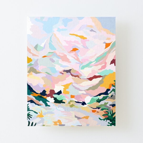 alpine Canvas Mounted Print