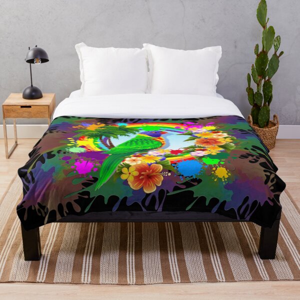 Item preview, Rainbow Lorikeet Parrot Art designed and sold by BluedarkArt.