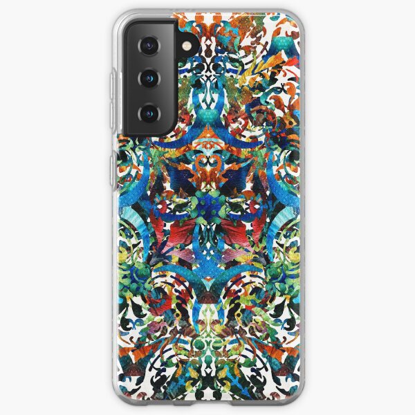 Bold Pattern Art - Color Fusion Design 8 By Sharon Cummings Samsung Galaxy Soft Case