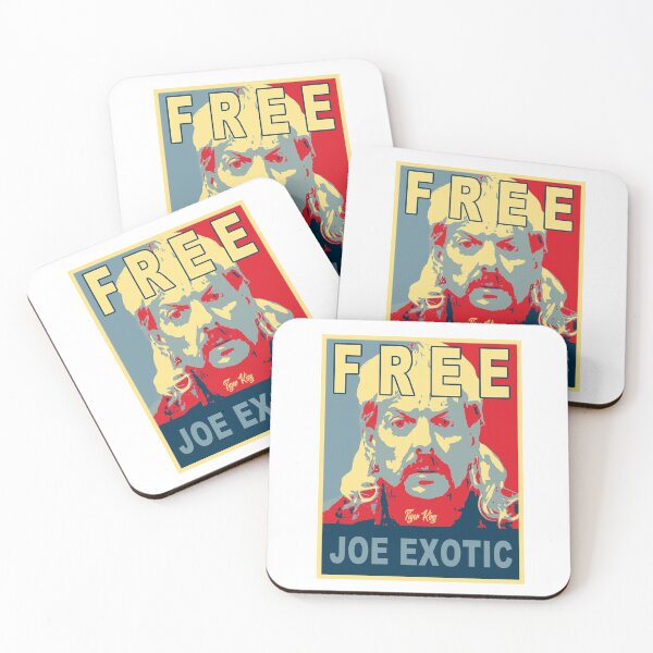 Free Joe Exotic Coasters (Set of 4)