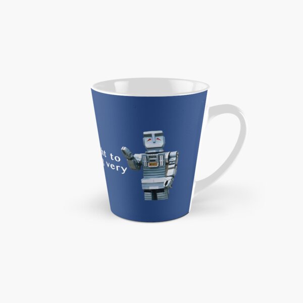 Face Mask, Marvin, Hitchhiker's Guide to the Galaxy. Tall Mug