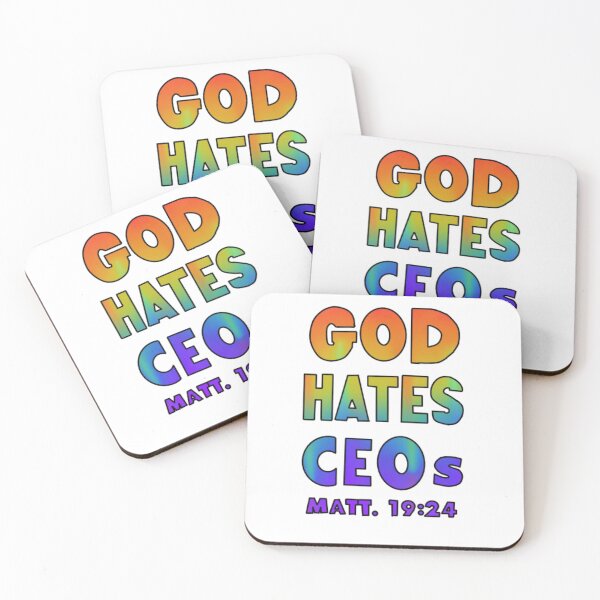 Item preview, God Hates C.E.Os Transparent designed and sold by transneutrl.