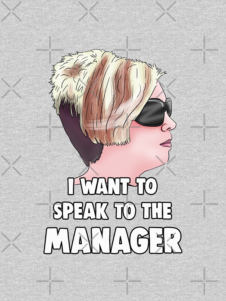 Karen I Want To Speak To The Manager Haircut Meme Pullover Hoodie   Raf,750x1000,075,t,heather Grey.u4 