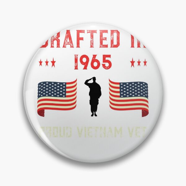Item preview, Mens Vietnam Veteran Drafted 1965 Draft War Proud American Flag design designed and sold by CreatedByHeidi.