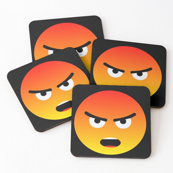 Item preview, mad angry emoji mask designed and sold by shirtmaster101.