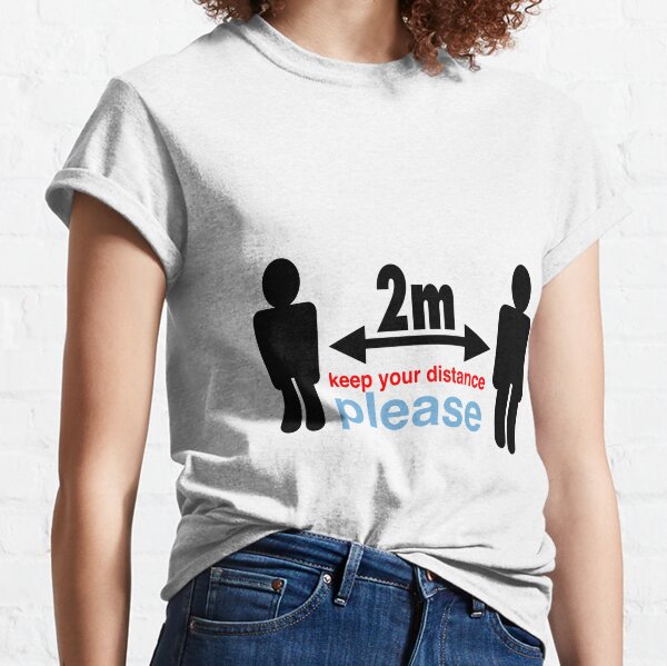 Funny 2 metre rule T-Shirt : : Fashion