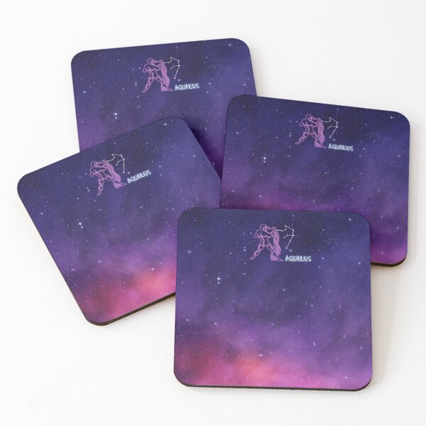 Item preview, Zodiac, Aquarius constellation, Star, Galaxy, Nebula, Rainbow designed and sold by GalleryArtField.