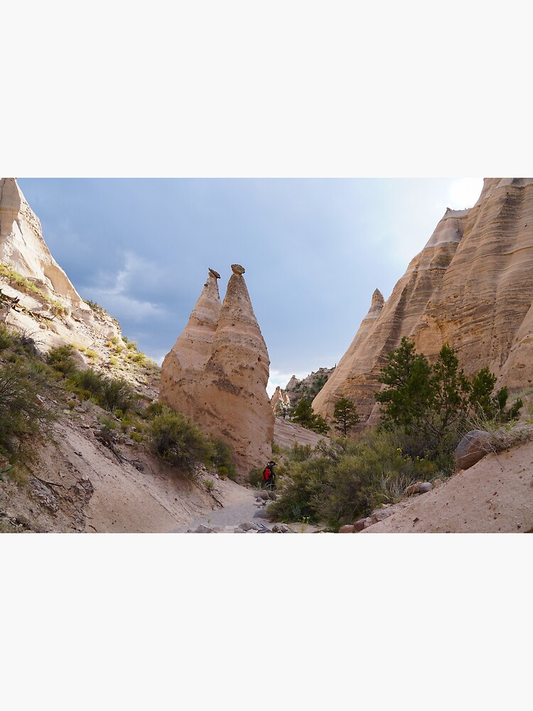 "Hiking in Tent Rocks National Park" Poster by MomentofPercep Redbubble