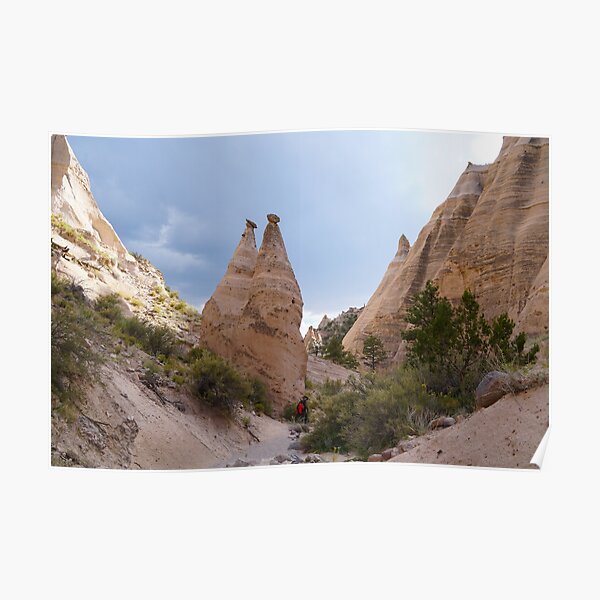 "Hiking in Tent Rocks National Park" Poster by MomentofPercep Redbubble
