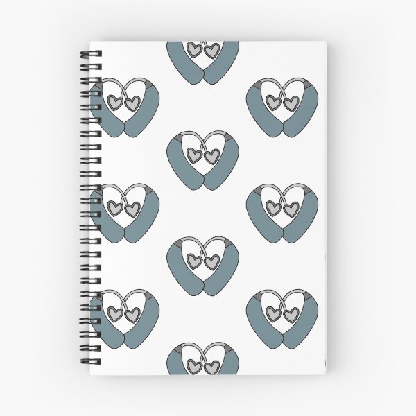 Item preview, Blue-Gray Hearing Aid Heart designed and sold by TheBlissfulMemoir.