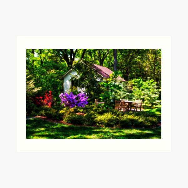 Beside the Potting Shed Art Print