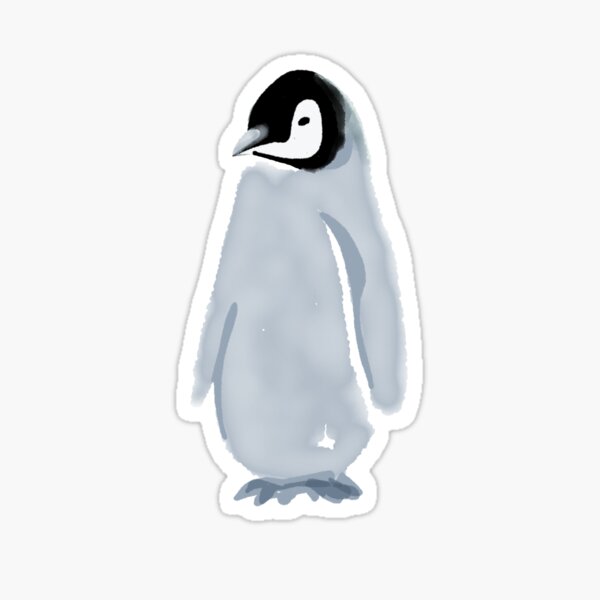 Penguin Baby | Penguin drawing Sticker