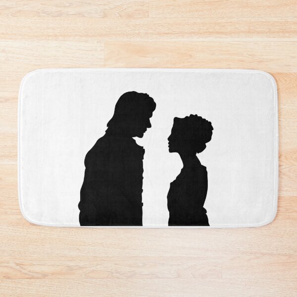 Item preview, Pride and Prejudice - Mr Darcy and Elizabeth Silhouette  designed and sold by Jadorefourier.