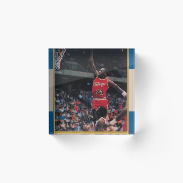 Michael Jordan - Fleer Trading Rookie Card - The Last Dance Edition Acrylic Block