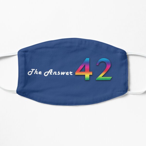 Hitchhiker's Guide - 42 - The Answer - Face Mask Flat Mask
