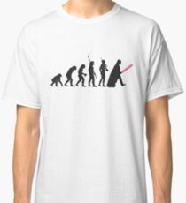 Human evolution Star wars Classic T-Shirt