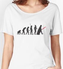 Human evolution Star wars Women's Relaxed Fit T-Shirt