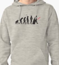 Human evolution Star wars Pullover Hoodie