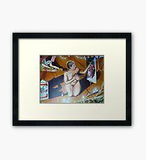 The School of Postmodernism Detail 3 by Vittorio Pelosi Framed Print