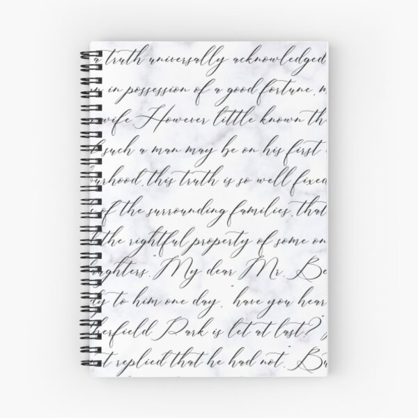 Item preview, Pride and Prejudice Text Print designed and sold by aibilo.