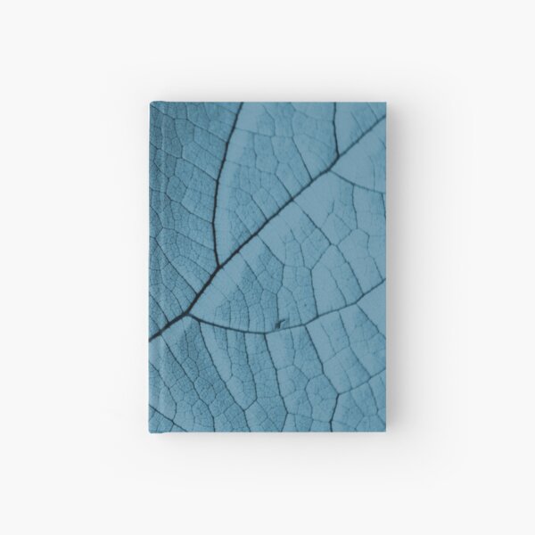 Blue Leaf Hardcover Journal