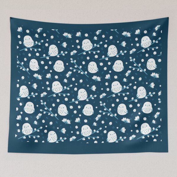 Item preview, Cotton Bird Night designed and sold by cynthia tizcareno.
