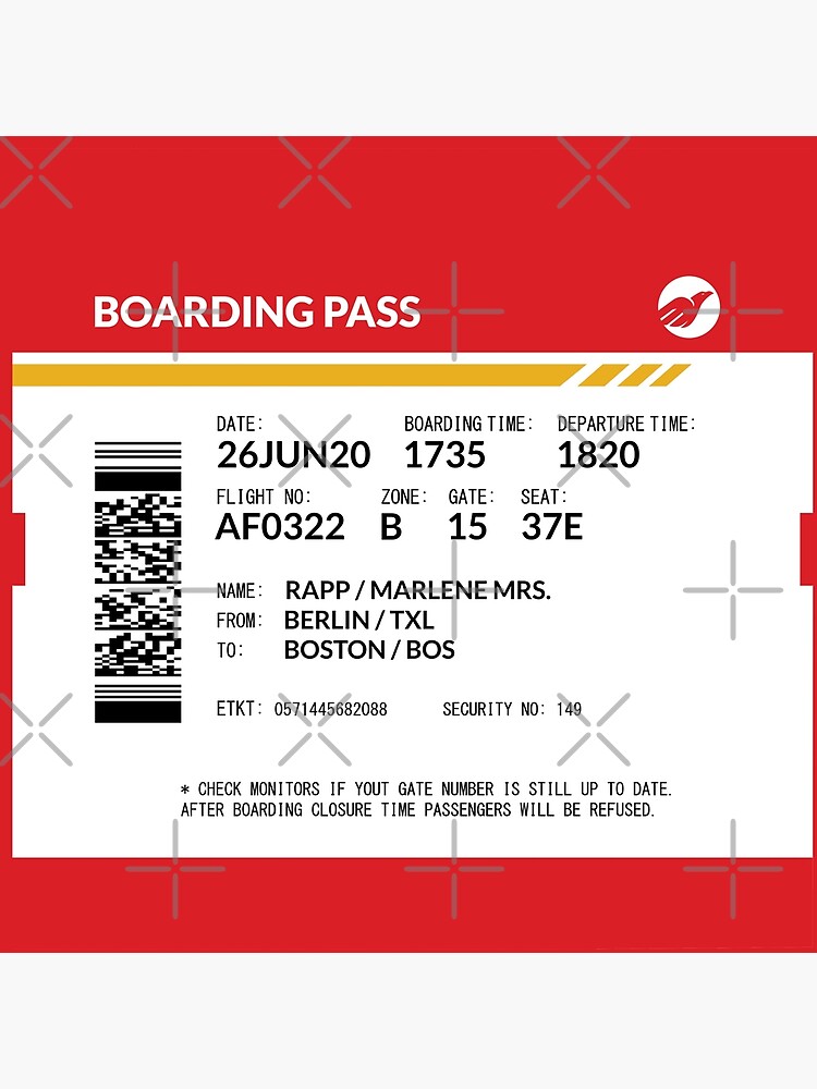 Boarding Pass 5748X5748 (MMR) by twgcrazy