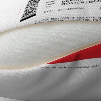 Alternate view of Boarding Pass 5748X5748 (MMR) Throw Pillow