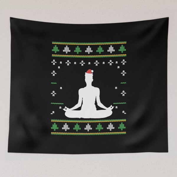 Item preview, Yoga Meditation Christmas Xmas Holiday Gift designed and sold by haselshirt.