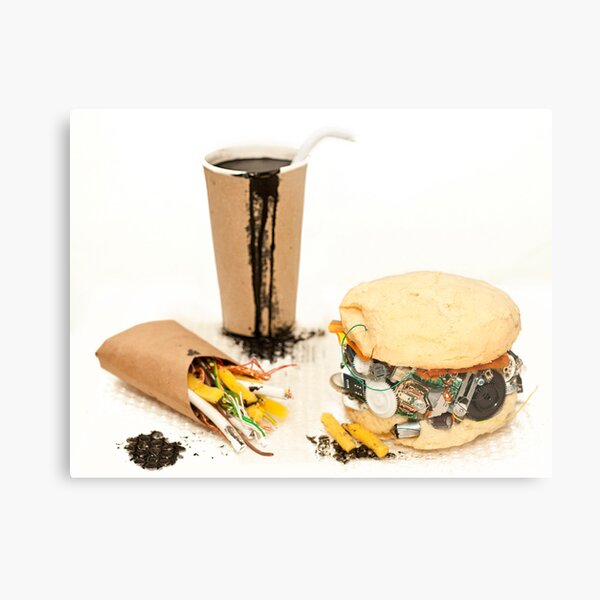 Junk Food Metal Print