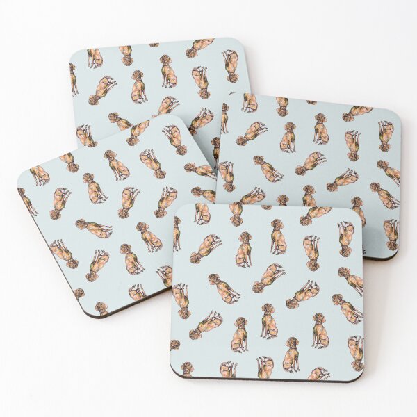 Item preview, Dog Pattern 1 Light Blue designed and sold by NOTSNIW ART.