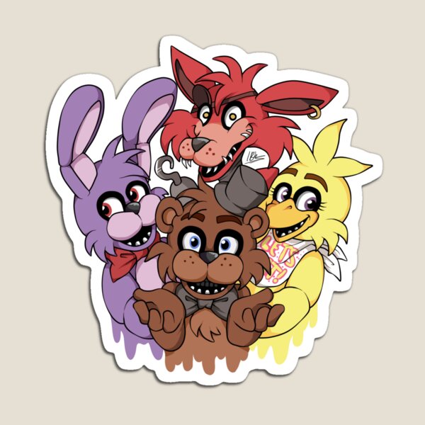 Five Nights at Freddy's 2 Magnet for Sale by scittykitty