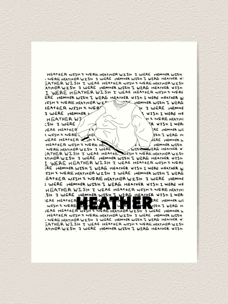 Conan Gray Heather wall print