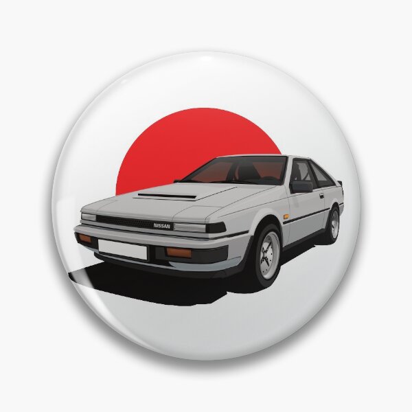 Item preview, Japanese Nissan Silvia S12 with red circle designed and sold by knappidesign.