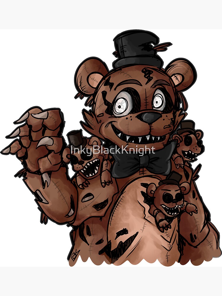 Nightmare x N.Fredbear Freddy fazbear - Illustrations ART street