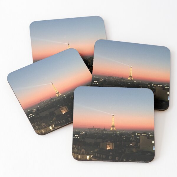 Item preview, Paris: Eiffel Tower Pink Sunset designed and sold by genuinefrance.