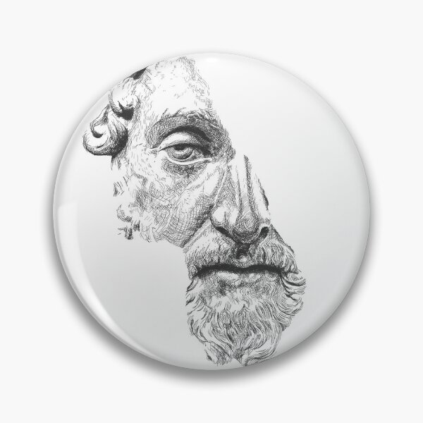 Item preview, MARCUS AURELIUS ANTONINUS AUGUSTUS / black and white designed and sold by danielcoulmann.