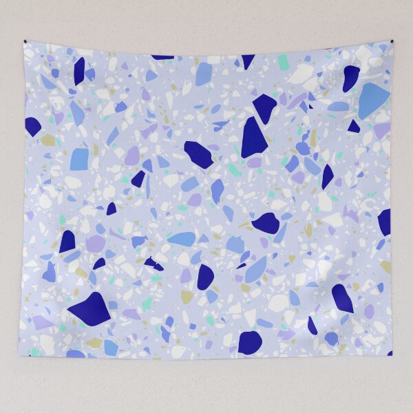 Item preview, MODERN TERRAZZO PANTONE BLUE 2020 designed and sold by Dominiquevari.