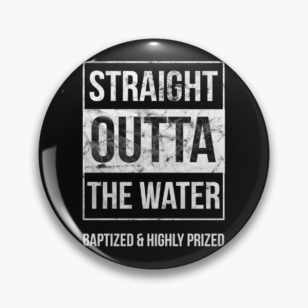 Item preview, Baptism designs Adults Kids Funny Outta Water graphic Gift Idea designed and sold by CreatedByHeidi.