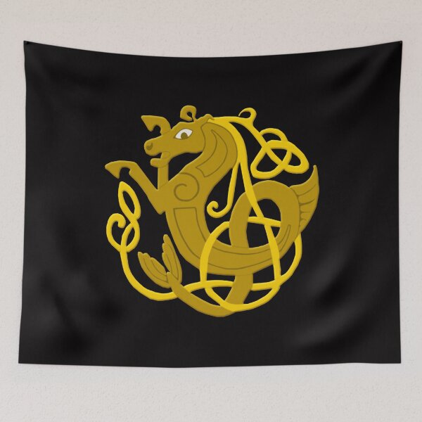 Item preview, Gold Celtic Knots Seahorse  designed and sold by Atteestude.
