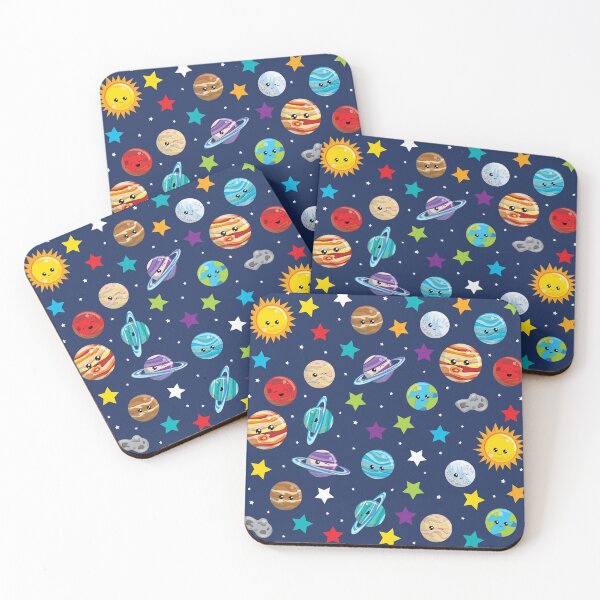 Item preview, Happy Solar System Pattern for Kids designed and sold by sweetbelle.