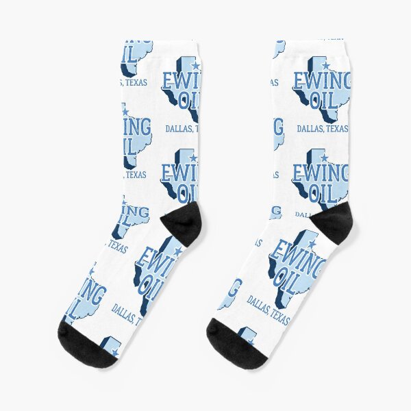 DALLAS COWBOYS BLACK SCRIPT SOCKS – JR'S SPORTS