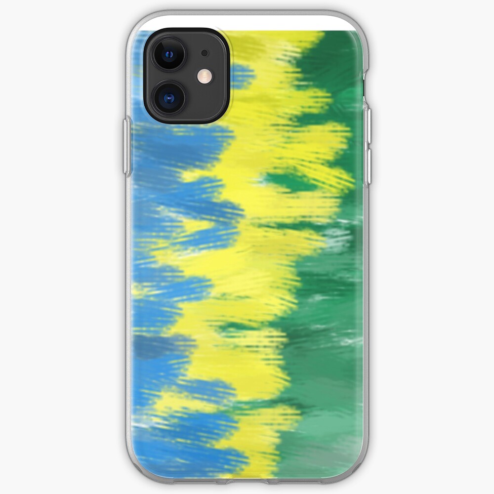 Brazil Flag Colors | Abstract Art iPhone Case & Cover