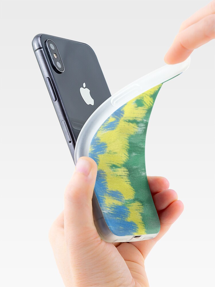 Alternate view of Brazil Flag Colors | Abstract Art iPhone Case & Cover