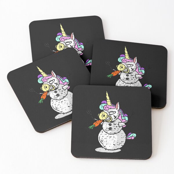 Item preview, Angry Unicorn Snowman designed and sold by friendlyspoon.