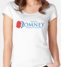 Mittens Romney Women's Fitted Scoop T-Shirt