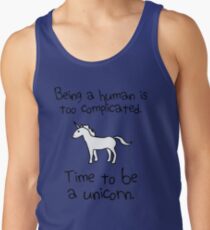 Zeit ein Einhorn zu sein Tank Top