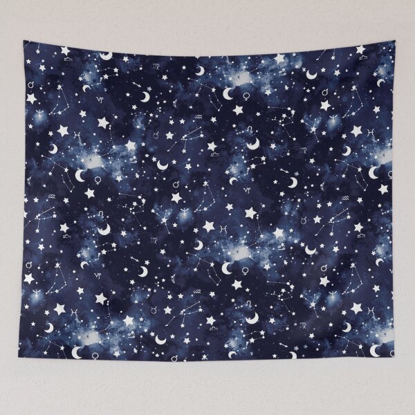 Item preview, Zodiac Signs and Symbols Astrological Constellations in a Celestial Galaxy designed and sold by Jacqueline Maldonado.