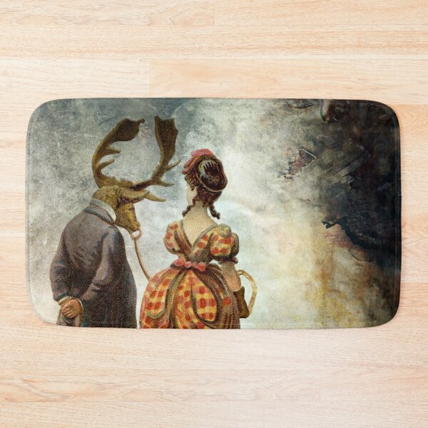 Item preview, VINTAGE COUPLE IN AUTUMNAL ABSTRACT FOREST designed and sold by Pia Schneider.