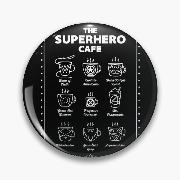 Item preview, Superhero Cafe designed and sold by PopVultureShop.